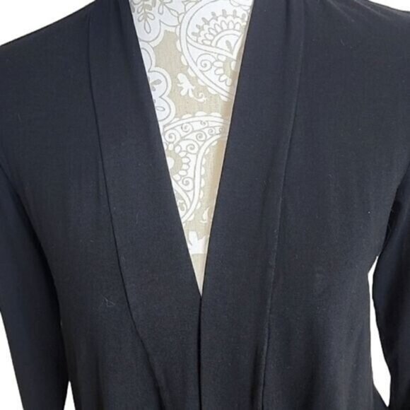 Eileen Fisher women's black open cardigan, Medium - Picture 2 of 7